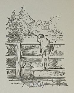 1934 WINNIE-L'OURSON Première édition bon marché Maison au coin A. MILNE Rare METHUEN Royaume-Uni