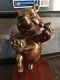 1970 Du Collectionneur Le Bronze Lost Wax Casting Whinnie Le Pooh Avec Hunny Pot