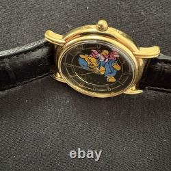 1993 Montre exclusive Disney Store Pooh et Piglet Lune Soleil Étoiles Nouvelle batterie