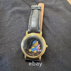 1993 Montre exclusive Disney Store Pooh et Piglet Lune Soleil Étoiles Nouvelle batterie