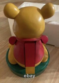 1995 Disney Winnie L'Ourson Casse-Noisette en Bois Pot de Miel Rare dans sa Boîte d'Origine