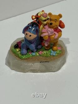 1998 Ron Lee Winnie l'Ourson Porcinet Tigrou Bourriquet Figurines Statue Disney RARES