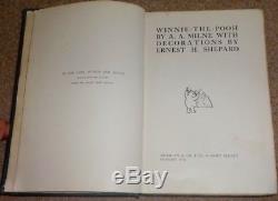 1er Ed 'winnie L'ourson Par A A Milne Illustré Par E Shepard Imprimé 1926