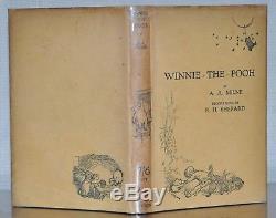 1ère / 1ère Édition W. Veste Première Impression Originale Winnie L'ourson A. A. Milne