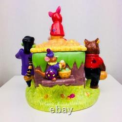 2000 Vintage Disney Winnie Le Pooh & Amis Halloween Cookie Jar Avec Son