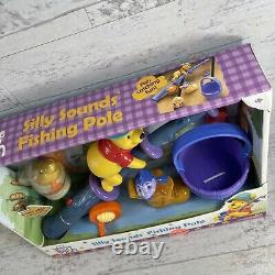 2000 Winnie The Pooh Fishing Pole Toy With Silly Sounds. Nouveau Dans La Boîte. Rêve. 94103