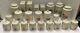 23 Pc Lenox Porcelaine Winnie L'ourson Garde-manger Spice Jar & Canister Set Free Navire