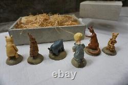 6 Figurines Classiques de Charpente de Winnie l'Ourson Christopher Robin Winnie l'Ourson et ses Amis