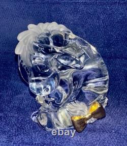 6 pièces Lenox/Disney Winnie l'Ourson figurines en cristal avec accent en plaque dorée, boîtes