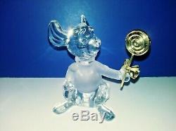 8 Retraité Disney Lenox Winnie L'ourson En Cristal Figurines, Retraité 2004 M / C