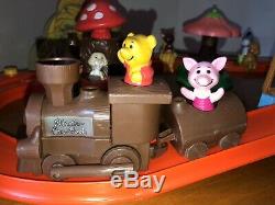 80 Vtg Winnie L'ourson 100 Acre Woods Play Set Complet Spectra Disney Sears