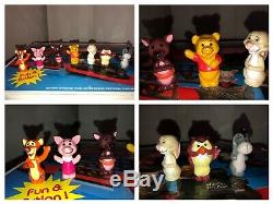 80 Vtg Winnie L'ourson 100 Acre Woods Play Set Complet Spectra Disney Sears