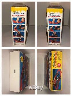 80 Vtg Winnie L'ourson 100 Acre Woods Play Set Complet Spectra Disney Sears