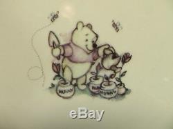 8pc Disney Winnie The Pooh Dîners De Caractère Assiettes En Porcelaine Et Bols Pour 4