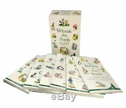 A. A. Milne Winnie L'ourson Collection Fiction Complete Set 6 Livres Box Nouveau