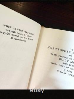 A. A. Milne Winnie l'Ourson Édition de Collection 4 Volumes Easton Press 1985