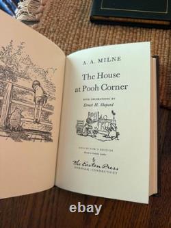 A. A. Milne – Winnie l’ourson – Coffret de quatre volumes, édition de collection Easton Press