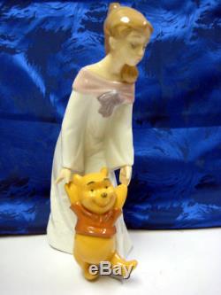 Amusez-vous Avec Winnie L'ourson Disney 2012 Figurine En Porcelaine Nao Par Lladro 1593