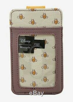 Authentique Loungefly Disney Winnie L'ourson Mini Sac À Dos Et Porte-cartes