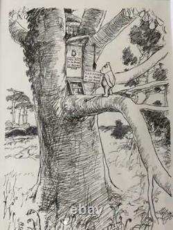 Autre Nice Encadré Winnie The Pooh Illustration 1930 Avec Garantie