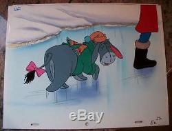 B2583 1970's Winnie L'ourson Animation Cel, Arrière-plan