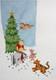 Bas De No&euml;l De No&euml;l Winnie L&rsquo;ourson Et Ses Amis Peint &agrave; La Main En Point De Croix 18