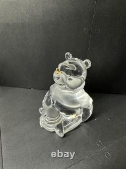 Boîte Lenox Disney Crystal Winnie l'Ourson Papillon sur le Nez & COA Mint