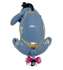 Boîte à bijoux en pierres précieuses Winnie l'Ourson et Eeyore des Arribas Brothers des Parcs Disney
