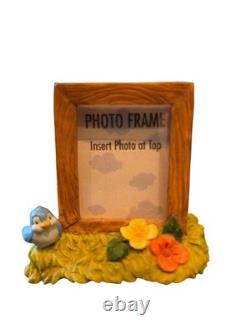 Boîte à musique en globe de neige Winnie l'Ourson avec petit cadre photo Disney Tigger Hibou