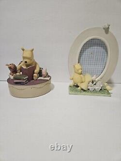 Boîte à musique et cadre classique de Michel & Co Winnie l'ourson et ses amis Disney : Tigrou, Porcinet