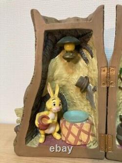 Boîte d'accessoires de porte-clés Winnie l'ourson, figurine de la maison du Lapin, Disney Kato Craft