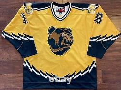 Boston Bruins 2000-2001 Joe Thornton Winnie The Pooh Bear Third Hockey Jersey XL