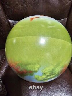 Boule de bowling vintage rare Disney Winnie l'Ourson non percée avec sac
