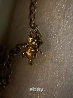 Bracelet Winnie l'Ourson Disney d'époque antique et vintage RARE OFFICIEL DISNEY