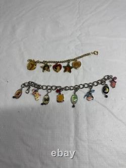 Bracelets de charme Disney vintage, collection rare de princesses Disney et Winnie l'Ourson