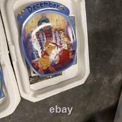Bradford Disney Winnie l’Ourson lot de 11 assiettes murales manquant novembre