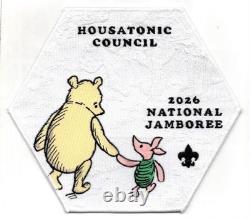 Bsa Housatonic Oa 553 Jamboree 2026 lot de 7 écussons JSP phosphorescents Winnie-l’ourson 100 % fabriqué 	
<br/>   
