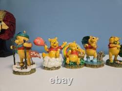 CALENDRIER PERPÉTUEL DANBURY MINT Winnie l'Ourson avec Figurine et Plaques de Date