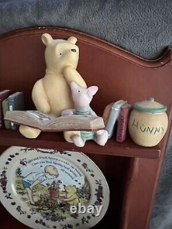Calendrier mural et assiettes de l'ours Winnie l'ourson Bradford Exchange Disney Figures