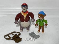 Canard de mer avec Baloo et Kit Tale Spin 1991 Figurines d'action Disney Véhicule ? RARE