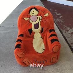 Chaise pour tout-petit Tigger vintage en mousse peluche Winnie l'Ourson RARE HTF Expédition rapide
