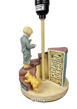 Charpente Disney Winnie The Pooh & Christopher Robin Staircase Lamp Works