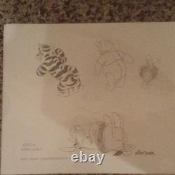 Choice Collectibles Winnie l’Ourson dessin original signé Mike Royer COA