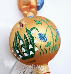 Christopher Radko Disney Winnie the Pooh Verre Christmas Topper dans la boîte