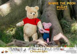 Christopher Robin Hot Toys Mms503 Disney Winnie L'ourson Jeu De 2 & Porcinet
