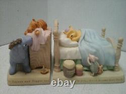 Classic Pooh Sleepy Time Bookends De Michel And Co. #6550 Omg