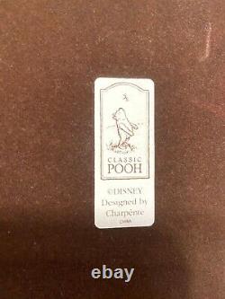 Classic Winnie The Pooh Charpente Pooh's Party Picknic Bookends Rare
