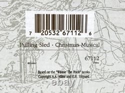 Classique Winnie l'Ourson Musical Passez un Joyeux Petit Noël Rare