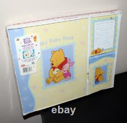 Coffret cadeau de naissance Disney Winnie l’ourson de 1996, scellé : livre de souvenirs + album photo + bloc-notes