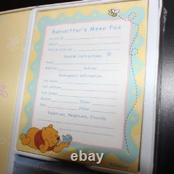 Coffret cadeau de naissance Disney Winnie l’ourson de 1996, scellé : livre de souvenirs + album photo + bloc-notes